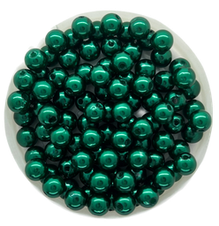 [11263] Perla plást. perlada verde 6mm x 10g