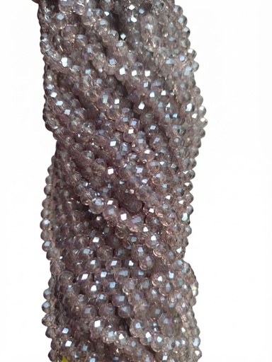[10642] Cristal de roca 6mm lila palido tornasol (GF) 