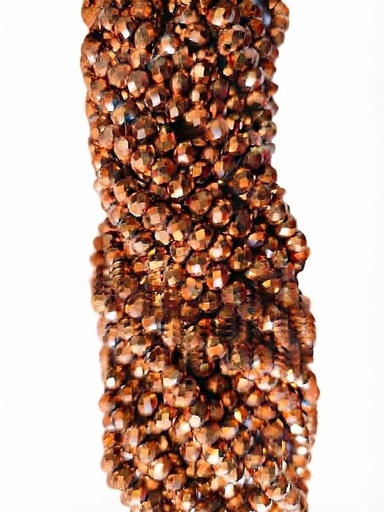 [10642] Cristal de roca 6mm bronce metalizado (GC) 