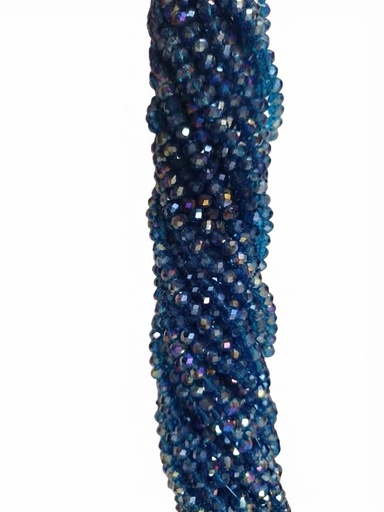 [10642] Cristal de roca 6mm azul noche transp. tornasol (GC) 