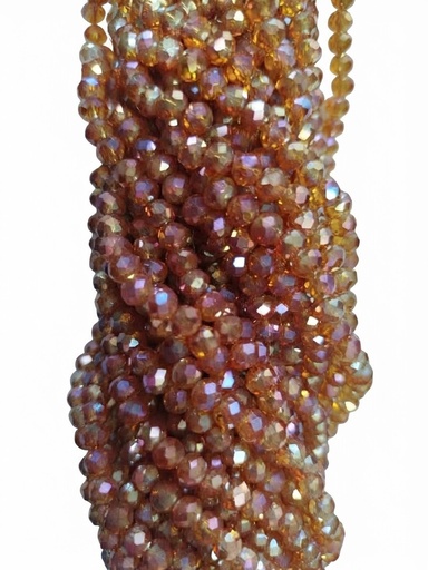 [10642] Cristal de roca 6mm cobre transp. tornasol (GE)