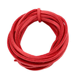 Cordón gamuza 3mm coral