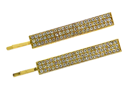 [6920236000961] Invisible c/strass mod2 dorado x 2 un.