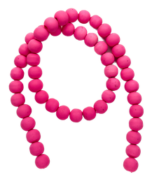 [11257] Bolita de fimo 10mm fucsia x tira