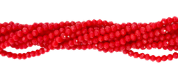 [10641] Cristal de roca 4mm rojo opaco