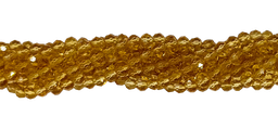 [10641] Cristal de roca 4mm marrón caramelo transparente