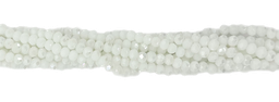 [10641] Cristal de roca 4mm blanco opaco tornasol