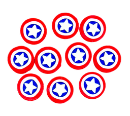 [10215] Fimo Capitán America x 5 un.