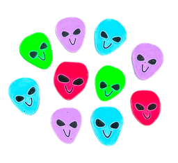 [10215] Fimo aliens x 5 un.