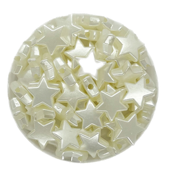 [10439] Perla de río plástica estrella 12mm x 10gr.