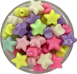 [10233] Plástico infantil pastel estrella 10mm x 10gr.