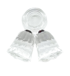 [10108] Cairel acrílico transparente campanita doble 30x30mm x 20gr