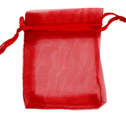 [10326] Bolsita de organza roja 8x6cm x 1un.