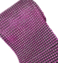 [11839] Falso strass fucsia 24 líneas x 1 mt.