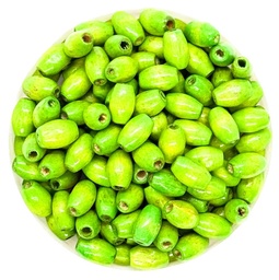 [10329] Arroz madera 8x5mm verde x 20gr.