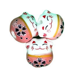 Gatitos cerámica rosa