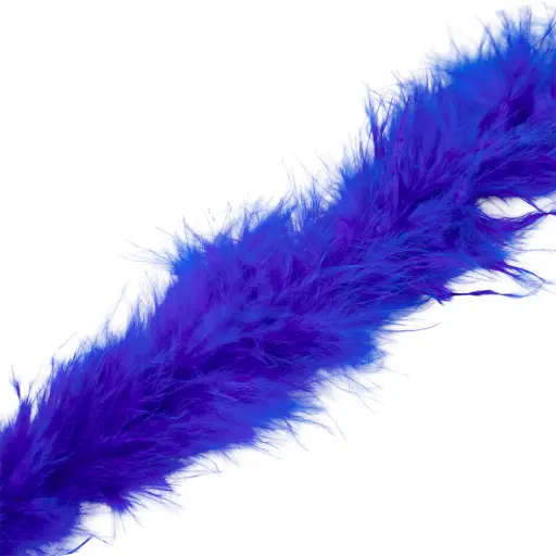 [11739] Boa de plumas azúl x 2mt.