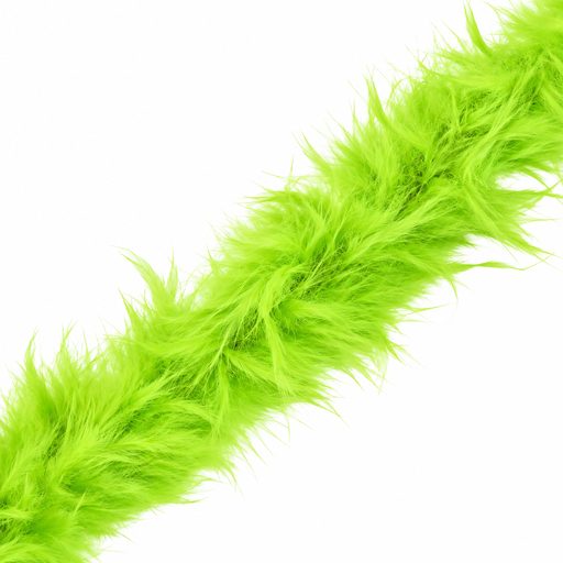 [11739] Boa de plumas verde manzana x 2mt.