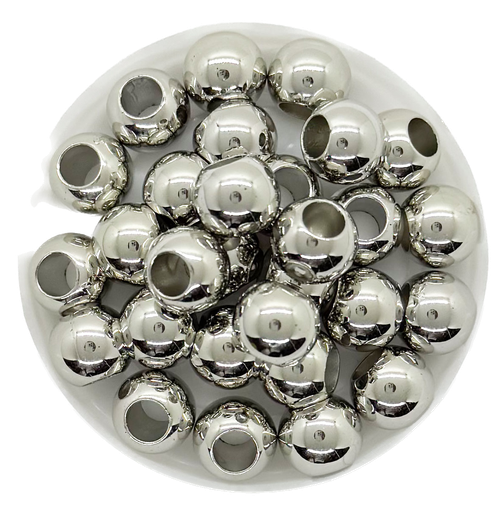 [10245] Bolita CCB niquel pase ancho 12mm x 20gr.