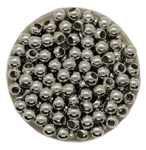 [10244] Bolita CCB niquel pase ancho 6mm x 10gr.