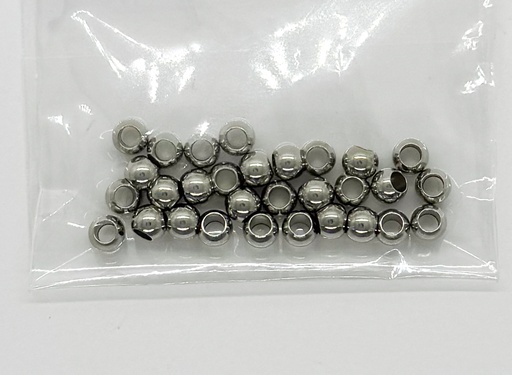 [10838] Bolita acero quirúrgico 4mm x 25un.