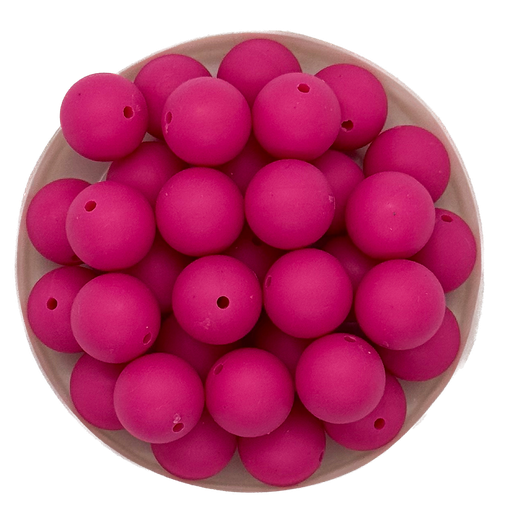 [10539] Bolita acrílico engomada magenta 10mm x 10g