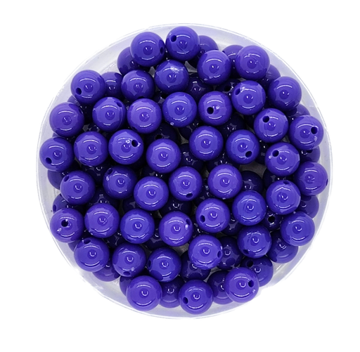 [10293] Bolita acrílico lisa violeta 6mm x 10g