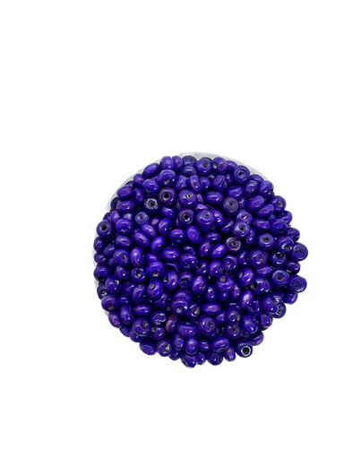 Bolita madera 4mm violeta
