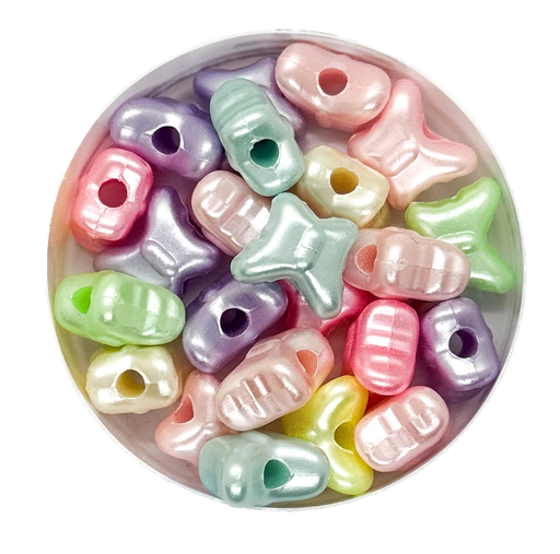 [10308]  Plástico infantil pastel perlado mariposa x 10gr. 