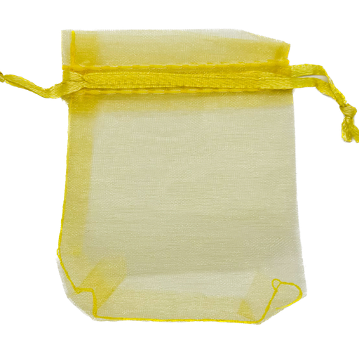 [10326] Bolsita de organza amarilla 8x6cm x 1un.