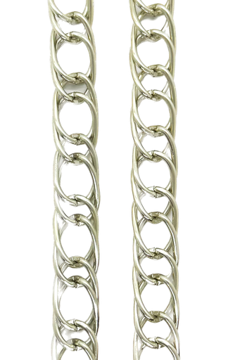 [10398] Cadena aluminio plata N°6 x 1mt