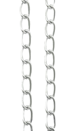 [10384] Cadena aluminio plata x 1m #11