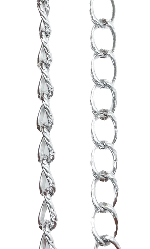 [10400] Cadena aluminio plata N°11 x 1mt