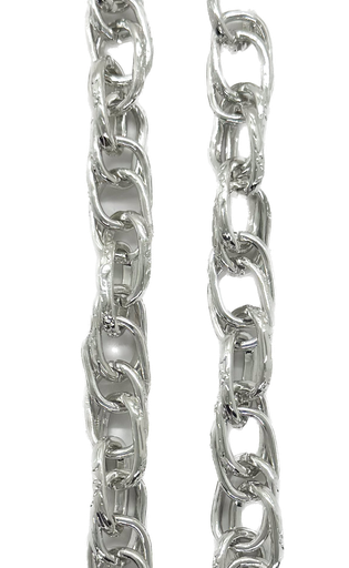 [10412] Cadena aluminio plata N°8 x 1mt