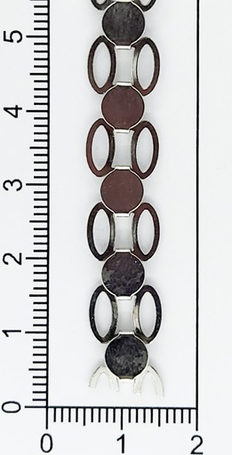 [10457] Cadena fundición niquel N°13  x 1mt