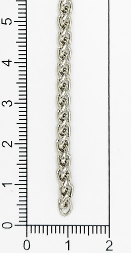 [10447] Cadena fundición niquel N°9  x 1mt 