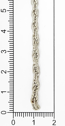 [10447] Cadena fundición níquel N°8  x 1mt
