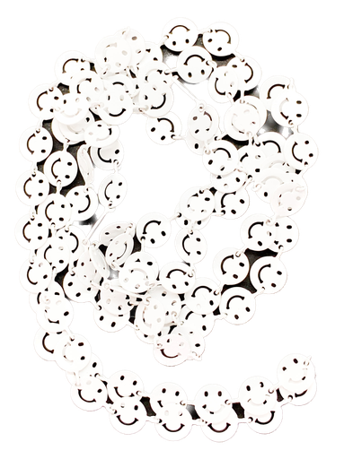 [11690] Cadena smile blanca x 1mt