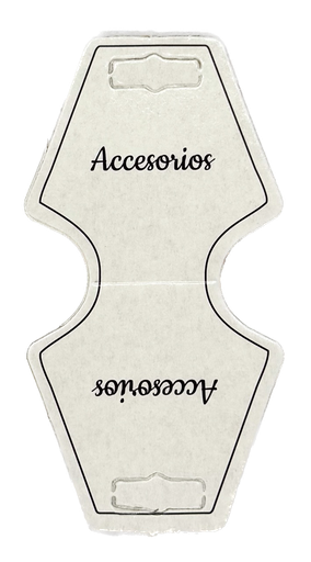 Cartoncito accesorios blanco