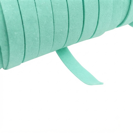 [11900] Cinta gamuza 10mm verde menta x 5mt.