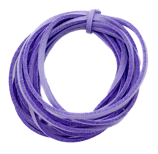 Cordón gamuza 3mm lavanda