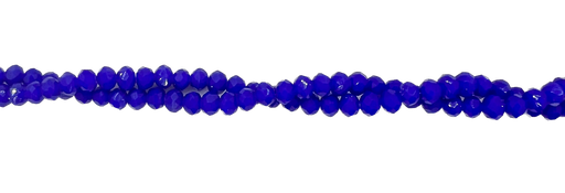 [10641] Cristal de roca 4mm azúl opaco