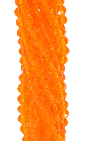 [10641] Cristal de roca 4mm naranja transparente