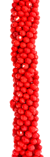 [10642] Cristal de roca 6mm rojo opaco (GF)