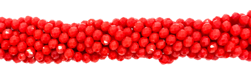 [10642] Cristal de roca 6mm rojo opaco (GF)