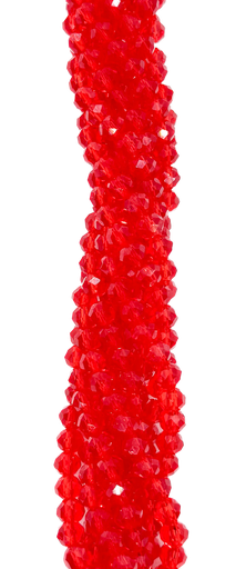 [10642] Cristal de roca 6mm rojo transparente (GF)