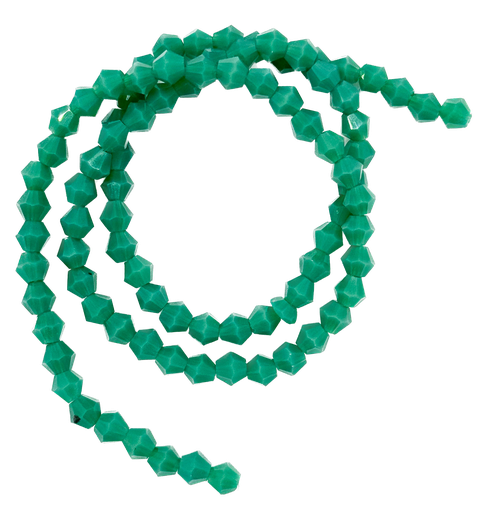 [10668] Cristal de roca bicono 4mm opaco x tira #014