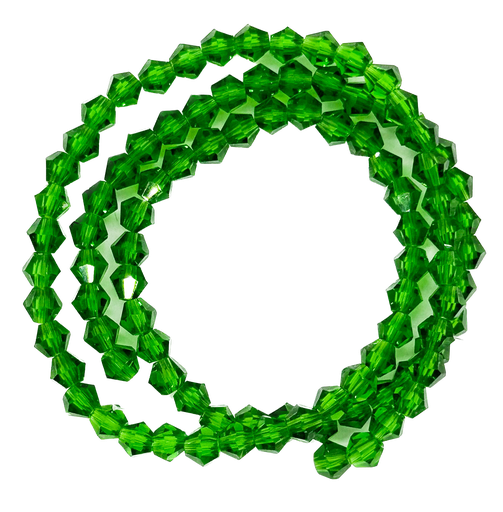 [10668] Cristal de roca bicono 4mm x tira #020