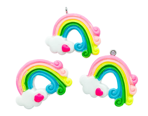 [12316] Dije acrílico Arco Iris x 1 un.