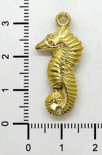 [10061] Dije caballito de mar CCB dorado x 10gr